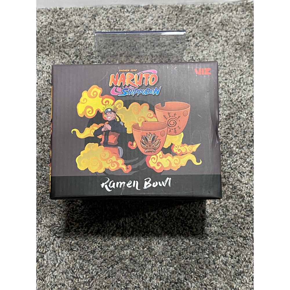 Ramen Bowl Naruto Shippuden Orange New CultureFly Anime 18.9oz OS